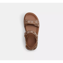 Sandale Brynn En Jacquard Exclusif Avec Cristaux