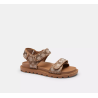 Sandale Brynn En Jacquard Exclusif Avec Cristaux